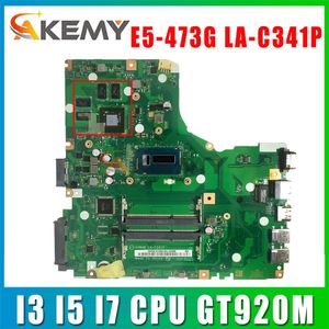 Motherboard E5473 E5473G LAC341P Laptop Motherboard For Acer aspire E5473 E5473G motherboard mainboard with I3 I5 I7 CPU GT920M GPU