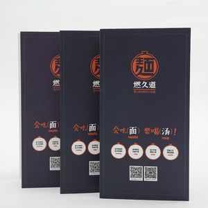 Packaging & Printing Service Manufacturer custom folding flyer menu flyer promotion printable brochure catalog three fold booklet printing service