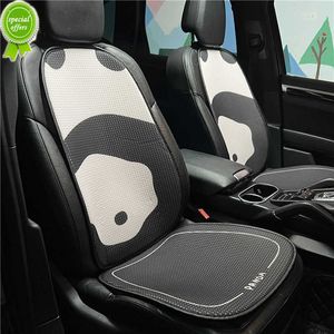 New Cute Summer Cartoon Panda Universal Car Seat Cushion Breathe Ice Silk Mats Four Seasons Use Auto Seat Cover Car Accessories