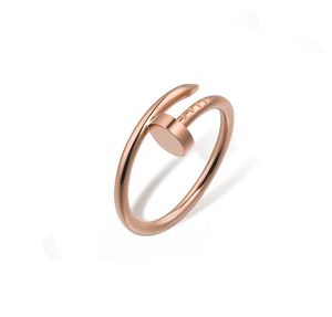 Anello di design Classico Anniversario di matrimonio Regalo di San Valentino Fidanzamento Moda Gioielli di lusso Hanno logo