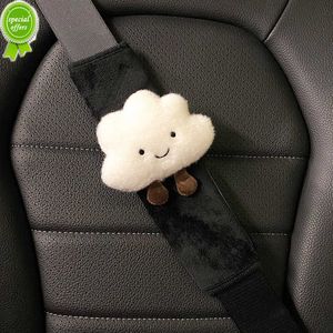 New Car Styling Seat Belt Cover Shoulder Strap Harness Cushion Cartoon Cloud Car Seatbelt Shoulder Pad Protector Auto Neck Support