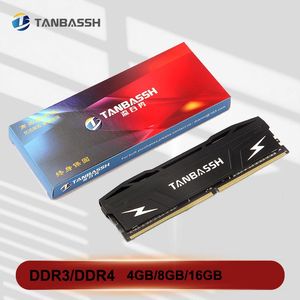 RAMS Tanbassh Calque de calor Memória da mesa DDR4 RAM 4GB 8GB 16GB DDR3 1333 1600MHZ 2133 2400 26666MHz DIMM PARA INTEL AMD TODA