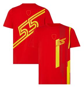 F1 Red Team Special T-shirt Formula Racing Mens Polo Shirt Summer Extreme Sports Men Women Jersey