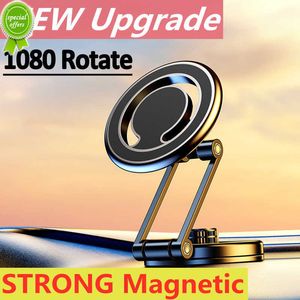 Car 1080 Ruota supporto magnetico per telefono per auto Stand 2023 New Desk Notbeook Magnet Smart phone Staffa pieghevole per iPhone Samsung Xiaomi