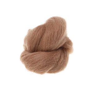 Garn Fashion Wool Corriedale Needle Top Roving Dyed Spinning Wet Felt Fiber Droper P230601