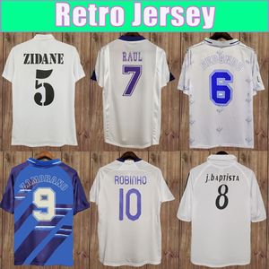 1997 2007 RAUL Herren RETRO-Fußballtrikots SEEDORF ZIDANE R.CARLOS ALONSO KAKA' SERGIO RAMOS Heim-Auswärts-Fußballtrikots