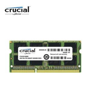 Rams Crupial DDR3 4G 1600MHz 1.35V CL11 204PIN PC312800ラップトップメモリ​​RAM Sodimm