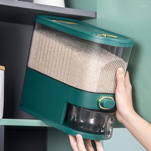 Bottiglie Di Stoccaggio Contenitore Dispenser Di Riso Con Misurino Grano Organizzatore Da Cucina Contenitore Per Alimenti Secchi Dispensa Organizzazione