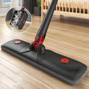 Mops NEW Squeeze Twist Mop pieghevole Lavaggio a mano libera Multiuso 360 Roration Spolverare esteso Uso domestico Autopulente Strumento pigro Z0601