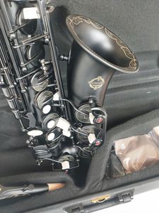 Japan Suzuki Alto Saxophone E-platt svart munstycke Ligatur vassmusikinstrument Professional Leve
