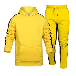 Herren-Trainingsanzüge, zweifarbig, lässiger Sportbekleidungsanzug