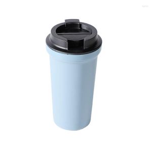 Canecas 400ml copo de palha com tampa mudança de cor café reutilizável ao ar livre piquenique copos caneca casa festa crianças água drinkware