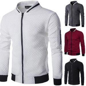 Jaquetas masculinas casuais cardigan xadrez de pelúcia com zíper moletom com gola alta jaqueta slim fit manga comprida casaco street fashion roupas masculinas 230531