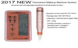 Le più recenti macchine per tatuaggi digitali elettriche Penne per trucco permanente per sopracciglia Labbra Body Tattoo Kit cosmetici Make Up Cartuccia Ago7719299
