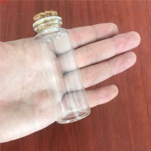 40ml Mini Bottle with Cork Stopper Tiny Empty Clear Glass Crafts Bottles Vials For Wedding Decoration Christmas Gifts 50pcslothigh qty