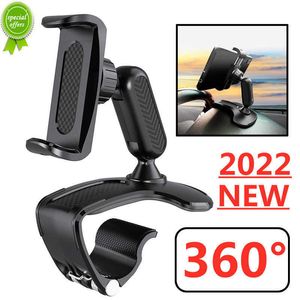 Bilbiltelefoninnehavare för Dash Board Portable Car Holder Mount Stand GPS Auto Clip Smartphone Stand Bracket för Samsung iPhone 13 12