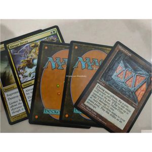 Kortspel 54 datorer/Lot Color Matte -kort för handel med Magic 66x88mm God kvalitet Kaladesh TCG DIY White Core Planeswalker Drop Deliver Dhdaw