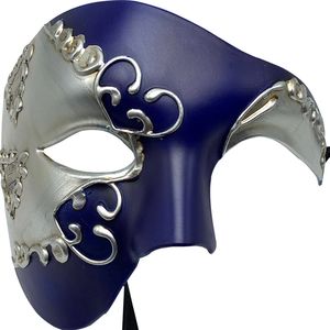 Halloween klä upp årsmötet Masquerad Ball Party Men's and Women's Models Masque Half Face Adult Retro Princess Prince Mask