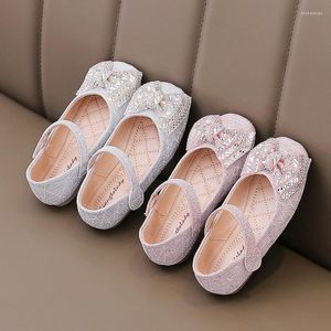 Flache Schuhe Kinder Frühling Mädchen Einzelne Kinder Bogen Prinzessin Koreanische Mode Weiche Sohle Student Tanz