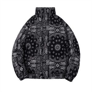 Oem Custom Winter Down Jacket Manufacturer Oversized Puffer Coat Men'S Blank Bandana Puffer Jacket GN