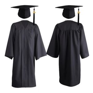 Clothing Sets 1 Set Universal Degree Gown Comfortable Graduation Hat Cardigan Graduation Ceremony Academic Dress Top Hat Pography 230601