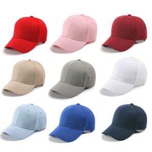 Ball Caps Mode Effen Baseball Cap voor Heren Dames Klassiek Outdoor Zonbescherming Casual Zonnehoed Eenvoudig Verstelbaar Unisex Zwart/Wit 230531