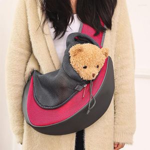 Dog Car Seat Covers Pet Travel Backpack Cat Carrier Bag Puppy Portable Messenger Shoulder Breathable Small Satchel