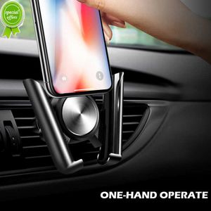 New Universal Car Phone Holder Air Vent Mount Clip Cradle Mobile Telephone GPS Display Car Bracket for iPhone Sumsang Xiaomi HUAWEI