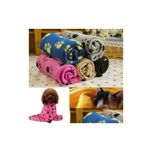 Canili Penne Coperta per cani Coperte stampate con artigli Coperte Getta Tappetino per gatti Animali domestici Asciugamano da bagno Forniture invernali calde Consegna a domicilio Gard Dhym5