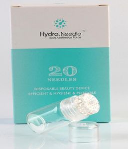 Hydra Needle 20 Aqua Micro Channel Mesotherapie Gold Needle Fine Touch System Derma Stamp2131351