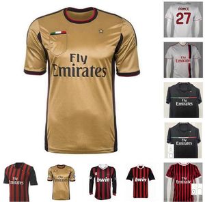 AC milan 2009 2010 2011 2012 2013 2014 maglia da calcio retrò 09 10 11 12 13 14 Maglia da calcio vintage Ronaldinho Maldini Pato Seedorf Inzaghi IBRAHIMOVIC Pirlo