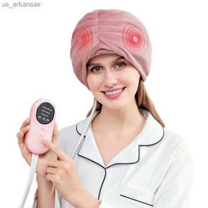 Electric Heated Vibration Head Massager Air Compression Kneading Heads Massager SPA For Headache Stress Relief And Deep Sleeping L230523