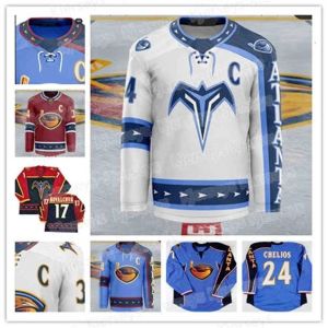 custom Men women youth Vintage Kovalchuk 17 Atlanta''Thrashers''Hockey Jerseys 15 Dany Heatley 39 Tobias Enstrom 16 Marian Hossa Ice Jersey