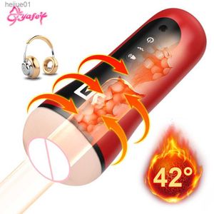 Heating Automatic Male Masturbators for Man Masturbation Vacuum Stimulator Sucking Machine Adult Supplies Adult Sex Toys for Men L230518