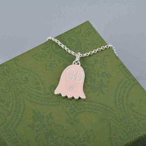 70% rabatt designer smycken armband halsband ring gammal rosa lim som tappar spökhänge män kvinnors klavikelkedja