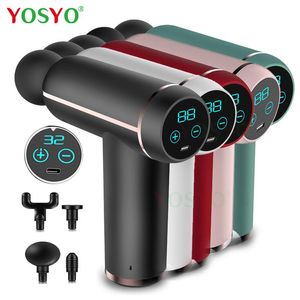 Relaxation 2022 Lady Fashion Muscle Massage Gun Mini LCD Massage Gun 32 Speed Muscle Massager Fascial Gun Pain Relief Body