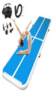 6x1x02m AirTrack Blue Inflatable Gymnastics Madrass Gym Tumble AirTrack Floor Tumbling Air Track 4009494