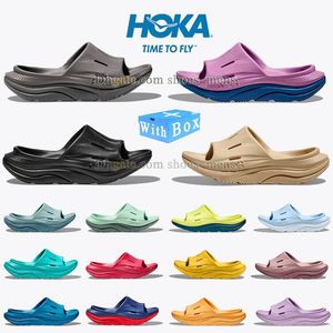 Hoka Ora Recovery Slide 3 Slipper Famous Designer Sandals Mens Womens Summer Beach Shoes Eva Foam Rubber Croc Clog Black White Desert Sand Platform Sandels Coach Shoe