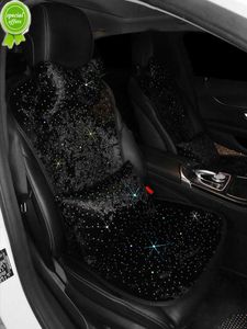 Bling Diamond Star Plush Car Seat Neck Pillows Rhinestone Winter Universal Auto Seat Cover Cushion Car Pads Accessories for Women