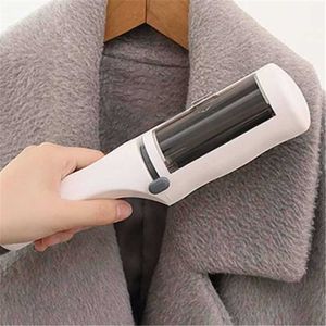 Lint Rollers Brushes Fashion Fur Remover Sweeper Shaver With Clothes Brush Clothing Lint Dust Coat Sticky Remove Pets Hair Cleaner Rotated Brush Z0601