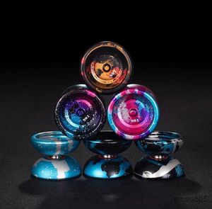 Yoyo New Aluminum Alloy Professional Yoyo 1A 3A 5A String High Speed Unresponsive Yoyo Boys Adult Toys