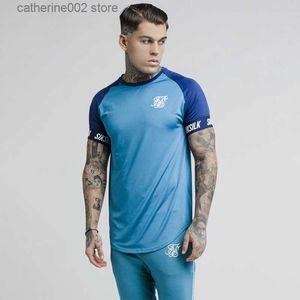 Camisetas masculinas 2022 Sik Silk T Shirt Men Summer Short Sleeve Compression Tshirt Mesh Tops Tee Marca Roupas Masculinas Moda Casual T-shirts Masculinas T230601