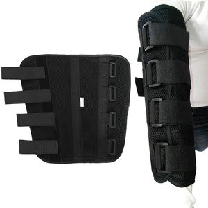 肘膝パッド調整可能な肘関節回復アームスプリントブレースサポート保護バンドベルトストラップ3つの固定鋼板を子供用大人230601
