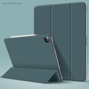 iPad Pro 용 케이스 태블릿 스탠드 보호 클립 12.9 Pro 11 2022 M2 Case Trifold Magnet 백 케이스 iPad 10. 에어 5 필름