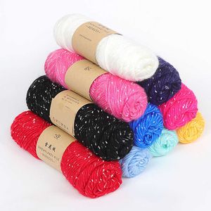 Yarn Wool snowflake cotton soft DIY sweaters scarves and hats hand knitted yarn P230601