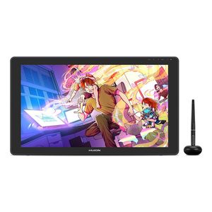 Tabletter Huion Kamvas 24 Plus Pen Pen Dispaly Tablet Monitor 23.8Inch Digital Graphics Ritning Monitor med 8192 nivåer Batterifree Pen