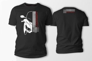 Męskie koszule podwójne i Yam Xmax 2023 Motocykl Czarny T-shirt Men Men Summer Trendy Hip Hop Krótkie rękawy Koszula Grafika Grafika