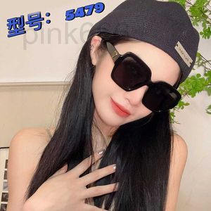 Sunglasses Designer New Love Mirror Legs, Sunglasses, Same Style, Large Frame, Black, Ultra Plain Face, Women's UV Resistant KNFK