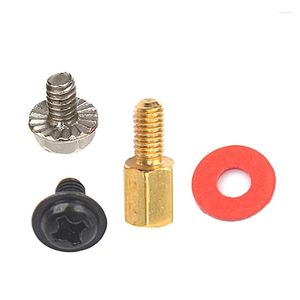 Datorkablar Hållbara 20xScrew 20X Motherboard Riser Washer 6.5mm 6-32-M3 Golden