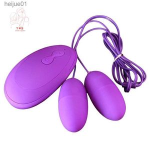 Massageador Recarregável Usb Jumping Egg Double Shock Sex Adult Products Jugetes Sexual Vibrator Toy Sex L230518